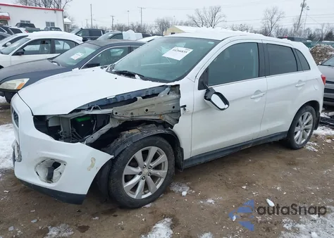 2013 Mitsubishi Outlander Sport Se from USA, damaged, VIN 4A4AR4AU6DE019611